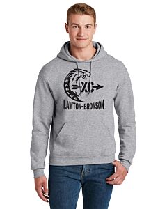 Jerzees® - NuBlend® Pullover Hooded Sweatshirt - Front and Back Imprint - Cross Country 2023-Athletic Heather
