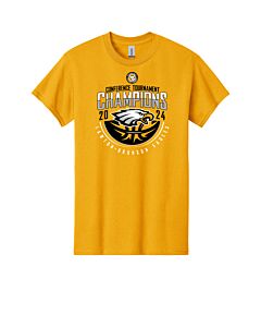 Gildan® - Youth Heavy Cotton™ 100% Cotton T-Shirt - Conference Champions 2024 - Front Imprint-Gold
