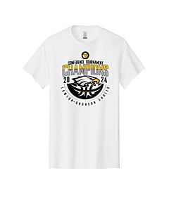 Gildan® - Heavy Cotton™ 100% Cotton T-Shirt - Conference Champions 2024 - Front Imprint-White