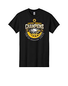 Gildan® - Heavy Cotton™ 100% Cotton T-Shirt - Conference Champions 2024 - Front Imprint-Black