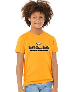 BELLA+CANVAS ® Youth Jersey Short Sleeve Tee - Front Imprint - Eagles High School Wrestling