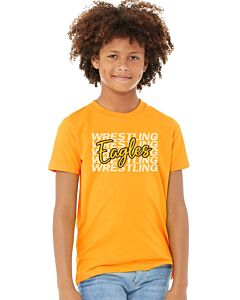  BELLA+CANVAS ® Youth Jersey Short Sleeve Tee - LB Youth Wrestling Script - Front Imprint