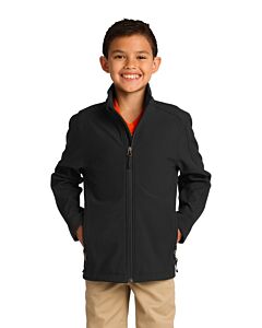 Port Authority® Youth Core Soft Shell Jacket-Black