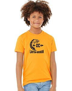 BELLA+CANVAS ® Youth Jersey Short Sleeve Tee - Front & Back Imprint - Cross Country 2023