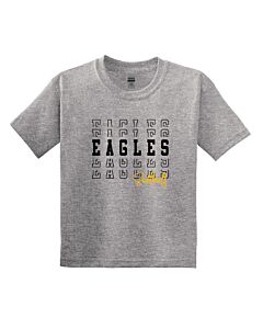 Gildan® - Youth DryBlend® 50 Cotton/50 Poly T-Shirt - LB Softball 2023 - Logo 2-Sport Gray