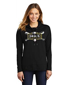 District ® Women’s Featherweight French Terry ™ Hoodie - Front Imprint - Eagles Baseball 2023