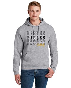 JERZEES® - NuBlend® Pullover Hooded Sweatshirt - LB Softball 2023 - Logo 2-Athletic Heather