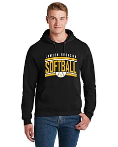 JERZEES® - NuBlend® Pullover Hooded Sweatshirt - LB Softball 2024 - Logo 1-Black