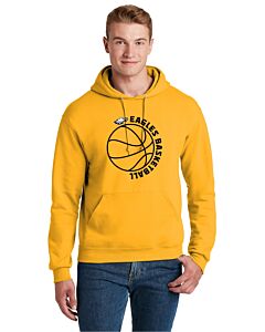 JERZEES® - NuBlend® Pullover Hooded Sweatshirt - Eagles Basketball Logo