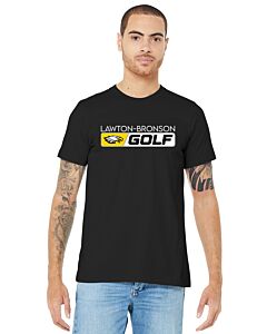 BELLA+CANVAS ® Unisex Jersey Short Sleeve Tee - Golf Logo Full Front No Back-Black