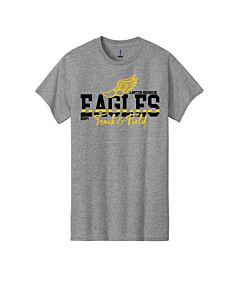 Gildan® - Youth Heavy Cotton™ 100% Cotton T-Shirt Eagles Track and Field 2024 - Front Imprint-Sport Gray