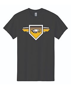 Gildan® - Heavy Cotton™ 100% Cotton T-Shirt - LB Baseball 2024-02 - Black