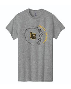 Gildan® - Heavy Cotton™ 100% Cotton T-Shirt - LB Baseball 2024-07-Graphite Heather