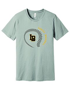 BELLA+CANVAS ® Unisex Jersey Short Sleeve Tee - 2024 Baseball (Laces)-Silver
