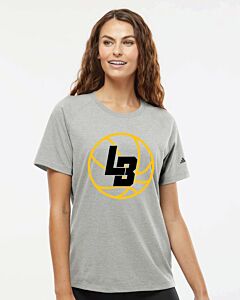 Adidas - Women's Blended T-Shirt - LB Ball - Front Imprint