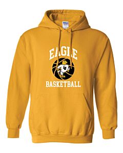 Gildan® - Heavy Blend™ Hooded Sweatshirt - LB Marching Eagle - Front Imprint