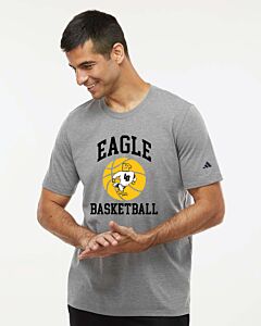 Adidas - Blended T-Shirt - LB Marching Eagle - Front Imprint-Gray
