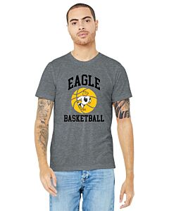 BELLA+CANVAS ® Unisex Jersey Short Sleeve Tee - LB Marching Eagle - Front Imprint-Athletic Heather