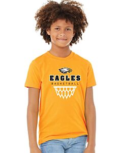 BELLA+CANVAS ® Youth Jersey Short Sleeve Tee - LB Modern - Front Imprint -Gold
