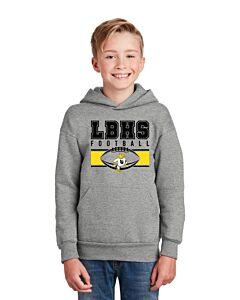 Hanes® - Youth EcoSmart® Pullover Hooded Sweatshirt - DTG - LBHS-Light Steel