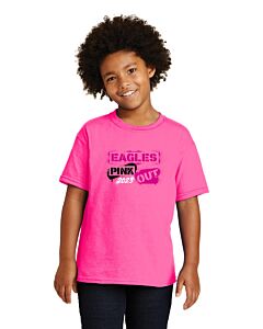 Gildan® - Youth Heavy Cotton™ 100% Cotton T-Shirt - Front Imprint - Pink Out 2023