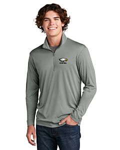 Sport-Tek® PosiCharge® Competitor™ 1/4-Zip Pullover - Embroidery - LB Softball Logo -Gray Concrete