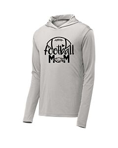 Sport-Tek ® PosiCharge ® Competitor ™ Hooded Pullover - DTG - Football Mom-Silver