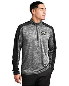Sport-Tek® PosiCharge® Electric Heather Colorblock 1/4-Zip Pullover - Embroidery - LB Softball Logo